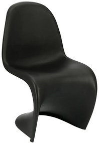 Designerskie czarne krzesło A7-G29
