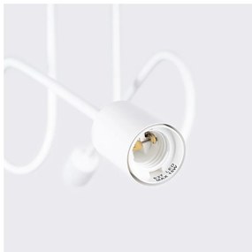 Biała lampa sufitowa 18x57 cm Opulent – Nice Lamps
