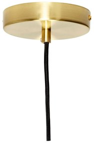 Biała lampa wisząca ze szklanym kloszem ø 40 cm Serene – Hübsch