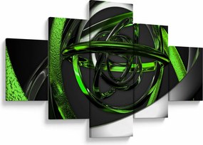 Obraz abstrakcji (125x70 cm)