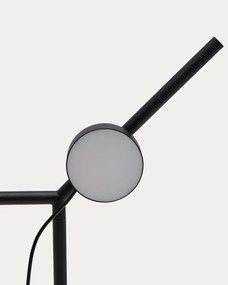 Czarna lampa stojąca LED ze ściemniaczem (wysokość 160 cm) Orey – Kave Home
