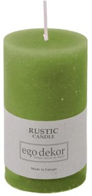 Zielona świeczka Rustic candles by Ego dekor Rust, 38 h