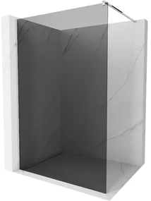 Mexen Kioto ścianka prysznicowa Walk-in 120 x 200 cm, grafit 8 mm, chrom - 800-120-101-01-40