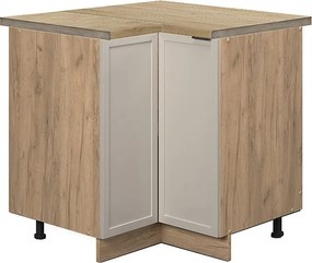 Szafka narożna greybeige 80.5x60x82 fame-line