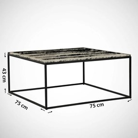 Stolik konferencyjny Poly Black and White