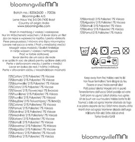 Koc dziecięcy z bawełny z recyklingu 130x160 cm Cherry – Bloomingville Mini