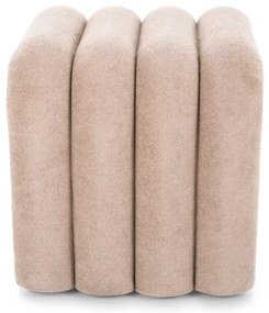 Beżowy designerski taboret TICA