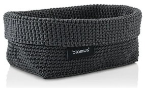 Ciemnoszary koszyk Blomus Rope, 11,5x20 cm