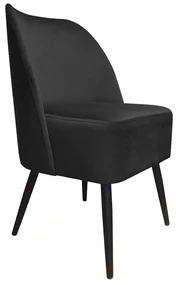 Fotel DUNAJ VELVET czarny ATOS