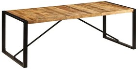 Brązowy stół w stylu loftowym 100x220 L8-M70