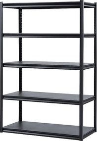 Metalowe Regały Garażowe SucceBuy 5-Poziomowy Regał Garażowy, 61 cm gł. x 122 cm szer. x 183 cm wys.