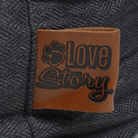 Prostokątne legowisko z poliestru, 55 x 50 cm