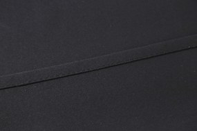 Czarna zasłona OXFORD 140x250 cm Zawieszanie: Metalowe pierścienie