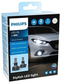 Philips 11336U3022X2-ZESTAW 2x LED Żarówka samochodowa Ultinon Pro3022 H3 PK22s/20W/12/24V