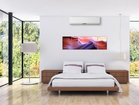 Obraz - kolorowy piasek (170x50 cm)