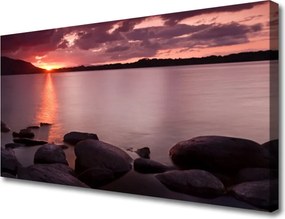 Obraz na płótnie Kamienny Brzeg Oceanu