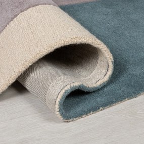 Niebiesko-beżowy dywan wełniany 230x160 cm Glow – Flair Rugs