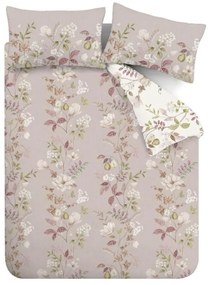 Różowa bawełniana pościel dwuosobowa 230x220 cm Francesca Floral – Bianca
