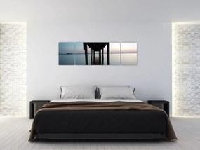 Obraz - spokojna powierzchnia wody (170x50 cm)