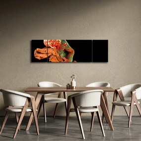 Obraz kameleona na gałęzi (170x50 cm)