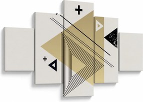 Obraz - Kształty geometryczne N⁰4 (125x70 cm)