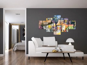 Obraz - Deszczowy wieczór (125x70 cm)