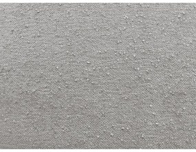 Jasnoszary podnóżek z materiału bouclé Everest – Bobochic Paris