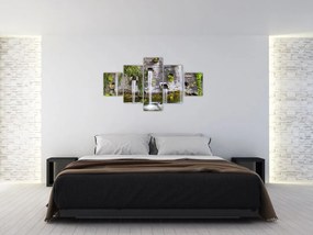 Obraz - Kamienny mur, Hamburg, Niemcy (125x70 cm)
