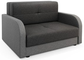 Sofa rozkładana antracyt + szary - Oves 4X