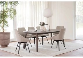 Okrągły rozkładany stół z litego drewna dębowego ø 120 cm Filippa – Rowico