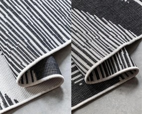 Dywan zewnętrzny dwustronny Gemini czarno-kremowy 200 cm x 290 cm