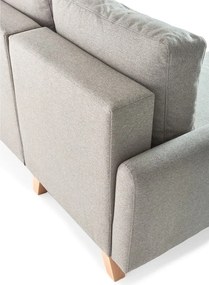 Jasnoszary rozkładany narożnik Bonami Selection Pop