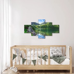 Obraz jeziora w Tatrach (125x70 cm)