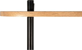 Czarny stalowy regał Leitmotiv Sole, 80x83,5 cm