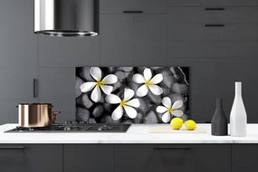 Szkło Ozdobne do Kuchni Pastelowe Kwiaty W Rozkwicie