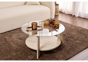 Stolik konferencyjny Clara Travertine