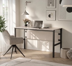 Biurko MINO - Beżowy / 128 cm