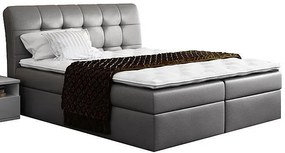Łóżko tapicerowane z eleganckim zagłówkiem - Imar 200x200 44 kolory
