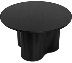 Stolik Kawowy DERIAN MAX 80 cm Czarny Nowoczesny Loft