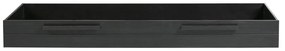 Czarna szuflada pod łóżko 90x200 cm Dennis – WOOOD