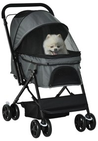 Outsunny Wózek dla Psa Składany Oxford Tkanina do 20kg | Aosom PL