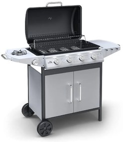 Grill ogrodowy na gaz z kółkami Cattara Master Chef Flame Tamer