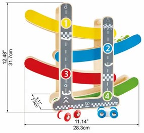 Hape Tor dla samochodzików, 28,3 x 31,7 x 7,9 cm