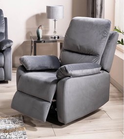 Rozkładany fotel do salonu Spencer 1 Velvet Bluvel