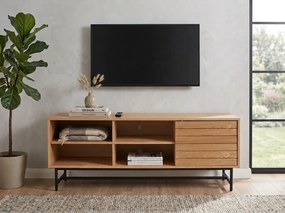 Szafka RTV VALMOR 140x40 cm, dekor dąb