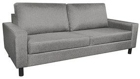 Stylowa trzyosobowa jasnoszara sofa - Izarra 3X