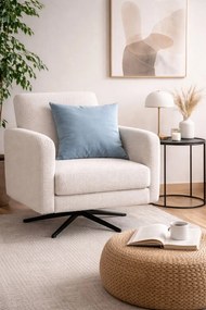 Poszewka na poduszkę dekoracyjna : Kolor tkaniny - VELVET - BL06, Rozmiar - 40x40, Typ tkaniny - Velvet