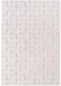 Dywan zewnętrzny Doha 3D kremowy ornament 80 cm x 250 cm