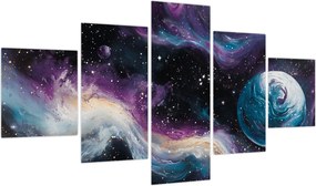 Obraz - Malowany wszechświat (125x70 cm)