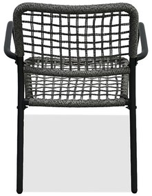 Autronic Zestaw ogrodowy 1+2, metal, polirattan, szary , AZ-L1103 GREY